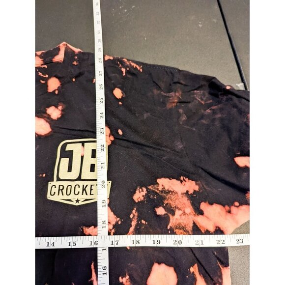 JB Crockett Tie Dye Skeleton Crewneck Graphic T shirt Mens XXL Black - Picture 6 of 6